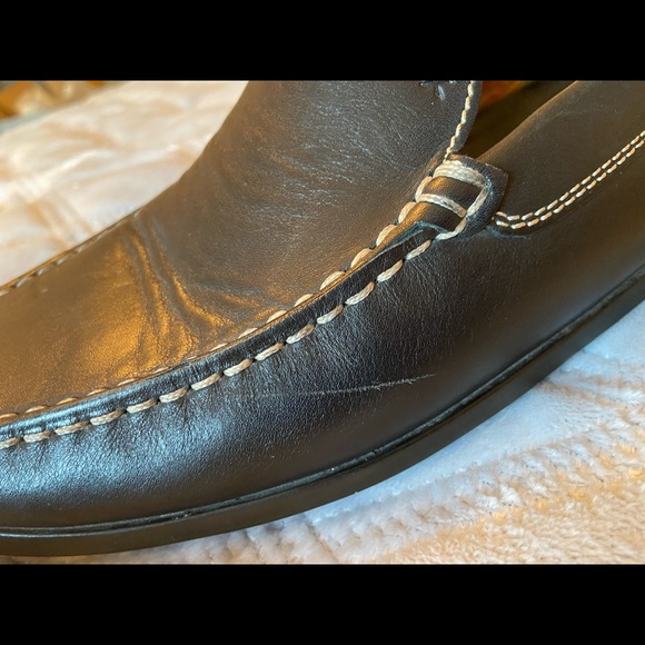 Geox Mens RESPIRA© leather loafers dress shoe size 9.5 excellent condition - Picture 3 of 6